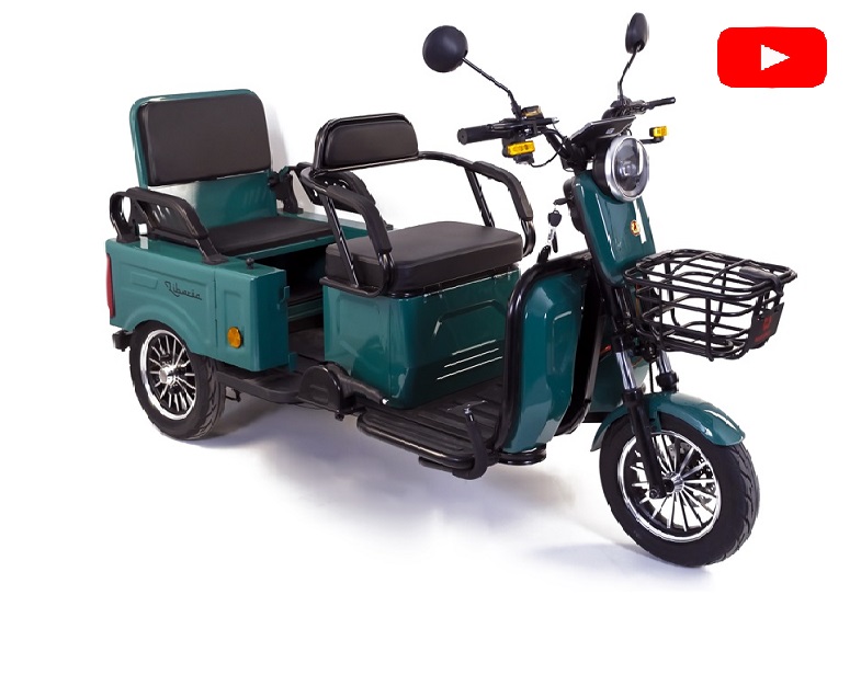 triciclu electric,Rotakt Liberia,1400W,25 km/h,autonomie 48 km,baterie plumb-acid,60V 20Ah,greutate maximă 292 kg,fără permis,vehicul electric,mobilitate eco-friendly,transport urban.,mostools